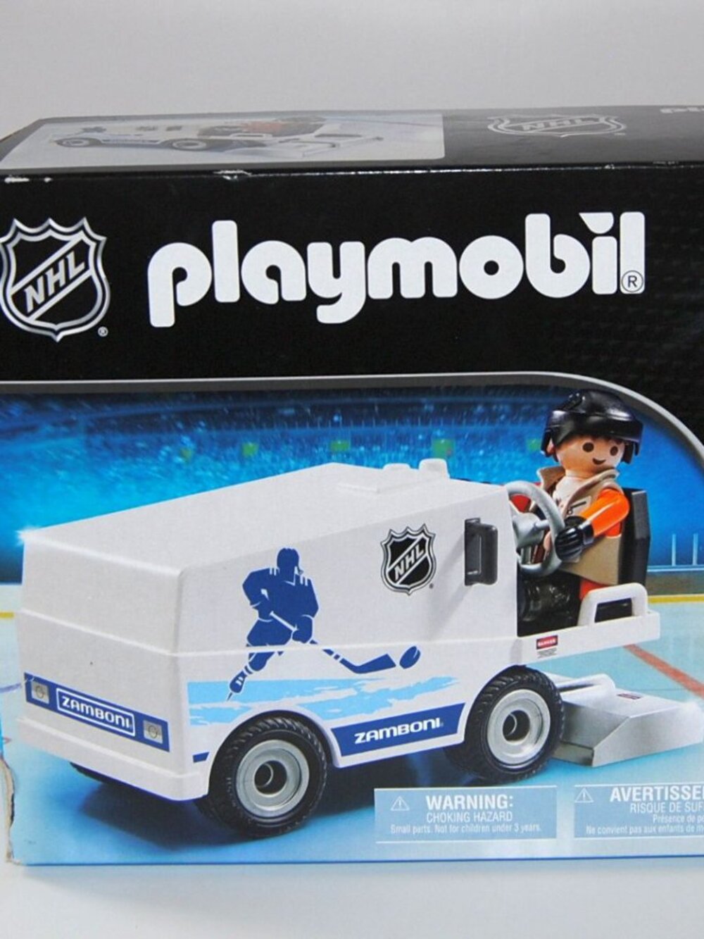 Playmobil 9213 NHL Zamboni Machine Ice Hockey Playset 23 Pieces NEW
